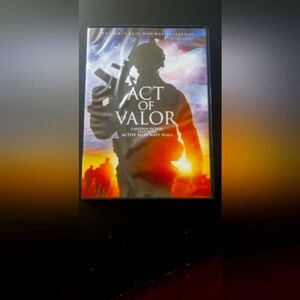 Act of Valor DVD - Patriotic Blue & Orange Cover